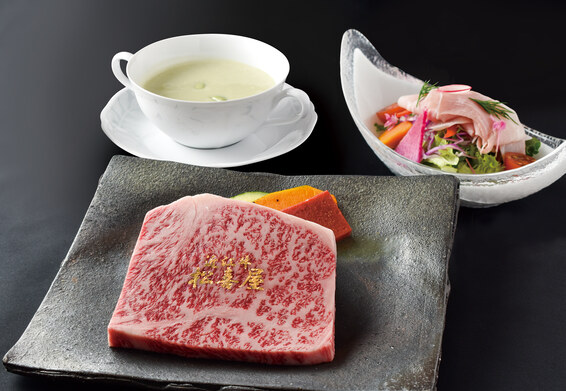 近江牛ステーキランチ 写真