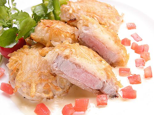 ポテト衣のカツレツ